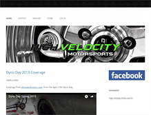 Tablet Screenshot of high-velocity-motorsports.com